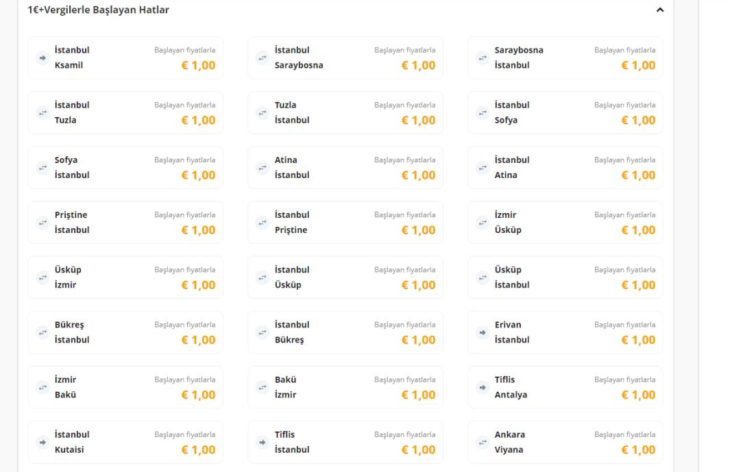 SEYAHAT ETMEK İSTEYENLER ELİNİZİ ÇABUK TUTUN: 1 Euro'ya bilet satışı başladı! 2